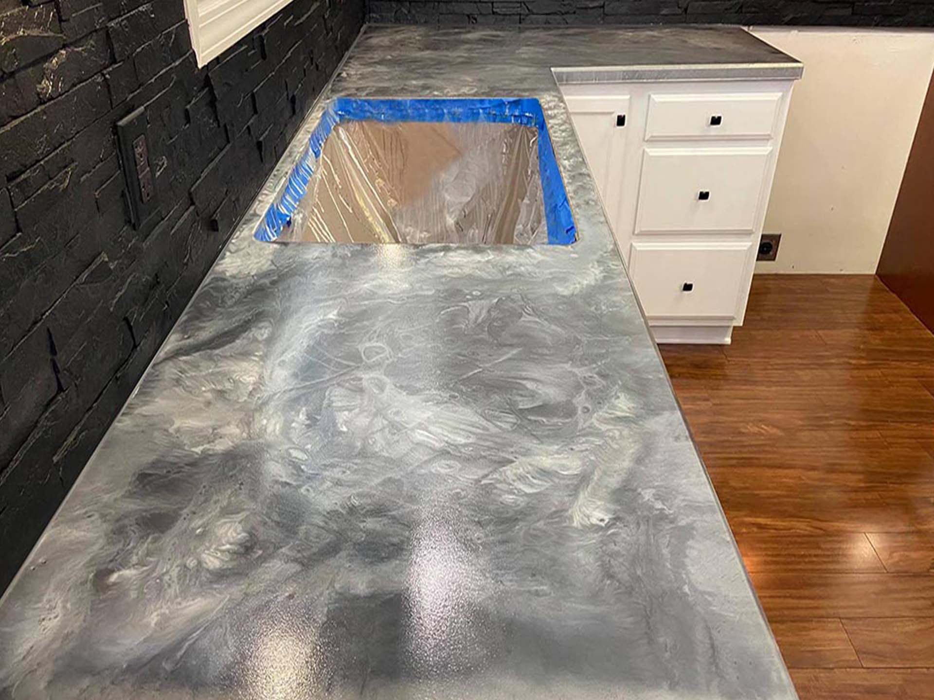 Stainless Steel Countertop Effect IdahoFalls