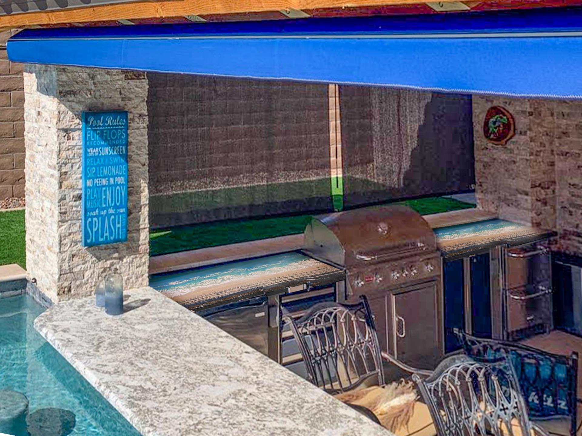 Beach Water Look for Outdoor Pool Bar - Idaho Falls
